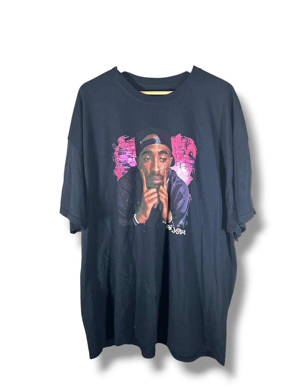 Poetic Justice Tupac Black Graphic Tshirt Size 3X